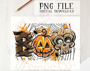 Boo Halloween PNG file for sublimation printing, DTG printing, Halloween png, Halloween clipart, Spooky clipart, Digital downloads