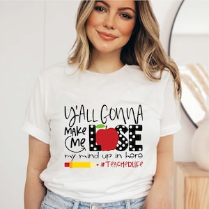 Vous allez tous me faire perdre la tête dans le fichier de découpe SVG, Teacher SVG, School SVG, Silhouette files, Cricut files, Teacher t-shirts