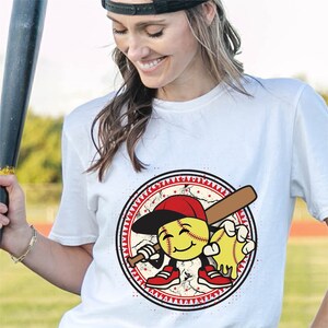 Retro Softball PNG, sublimation design, Softball PNG, Softball mom PNG, t-shirt designs, Softball t-shirts, Sublimation printing, Sports png