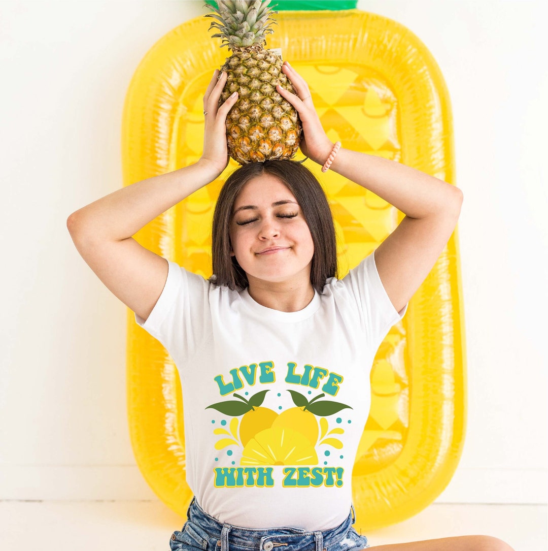 Live Life With Zest SVG Cutting File, Silhouette SVG, Cricut SVG