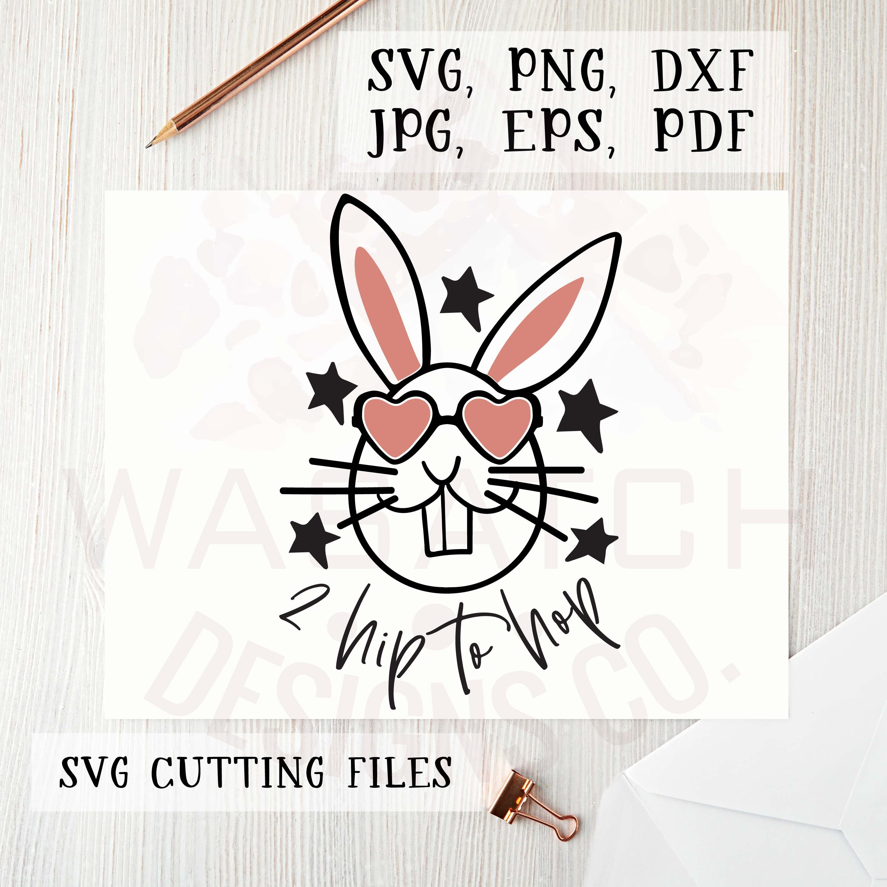 2 Hip to Hop SVG, Easter Svg, Easter Png, Png Files, Easter T-shirts, T ...