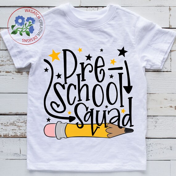 Download Preschool Squad SVG cutting file Back to school Preschool ...