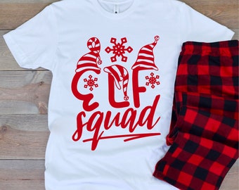 Elf Squad Svg, Christmas Svg Designs, Christmas Cut Files, Cricut Cut Files, PNG files, Silhouette files, Elf SVG, Elf t-shirts, Elf PNG