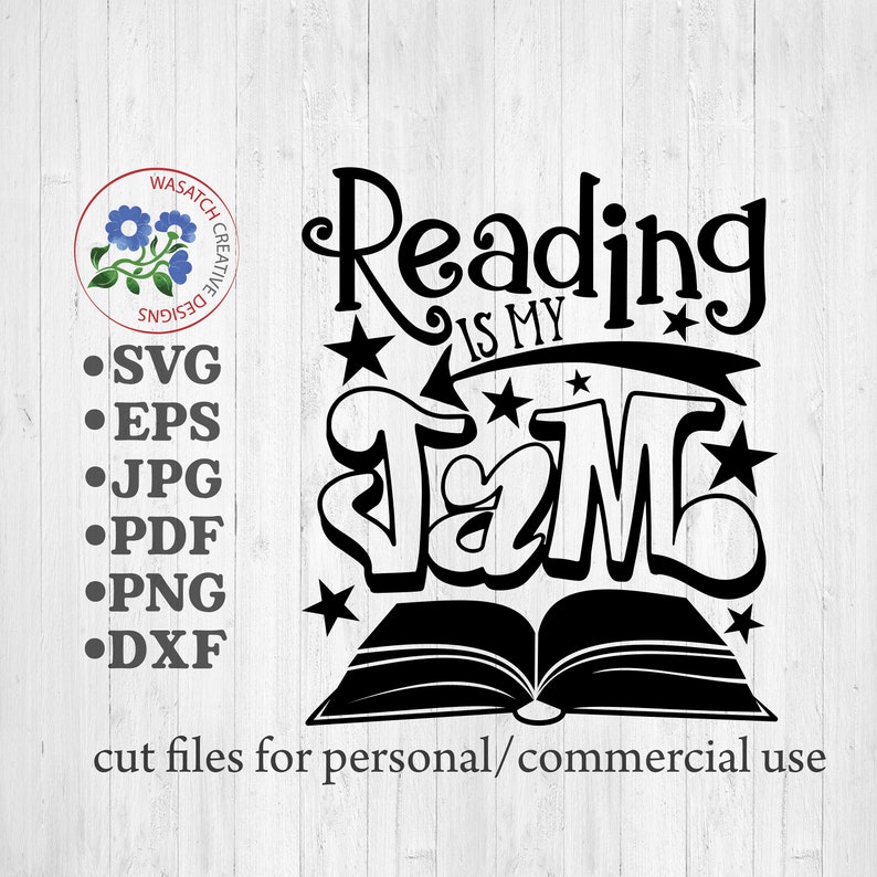 Download Reading is my Jam SVG cutting filereading SVG teacher | Etsy