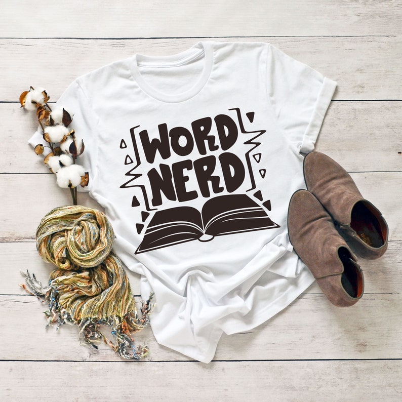Download Word Nerd SVG cutting filereading SVG teacher svgschool | Etsy