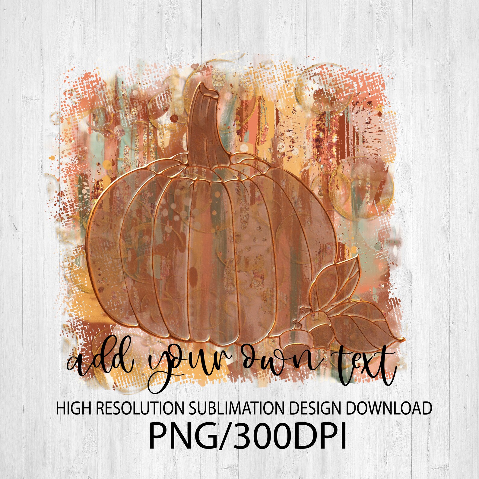 Fall Pumpkin Background PNG File for Sublimation Printing DTG - Etsy UK
