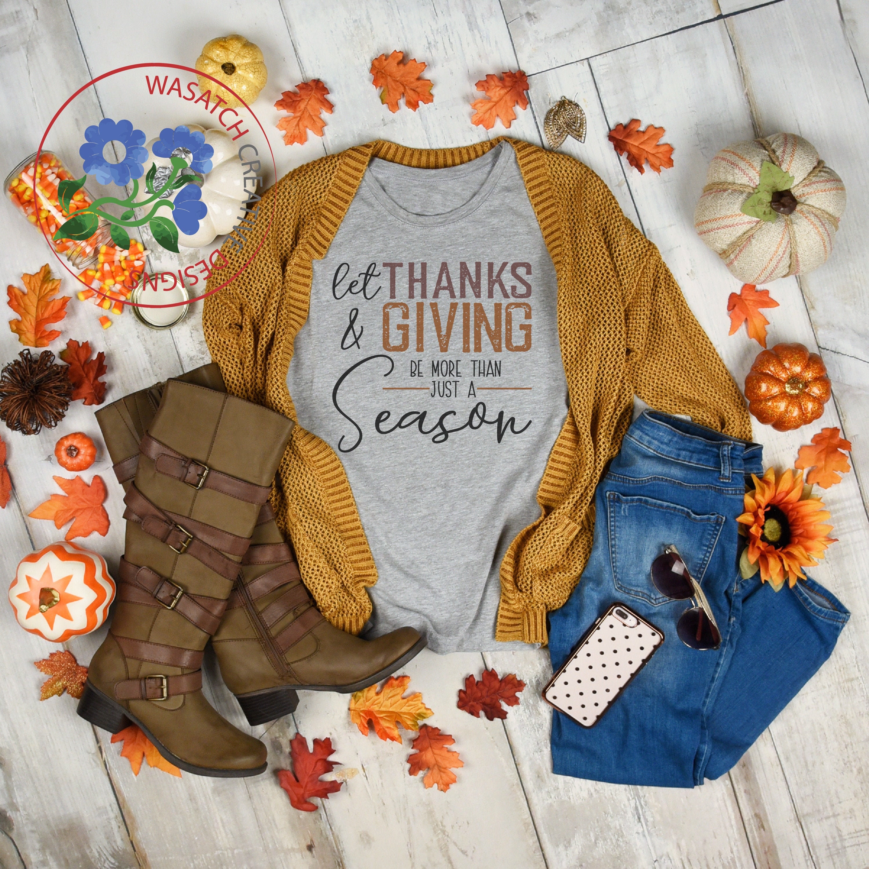 Let Thanks & Giving Be More Than Just Season Thanksgiving T-Shirt Let Thanks & Giving Be More Than Just Season Thanksgiving T-Shirt