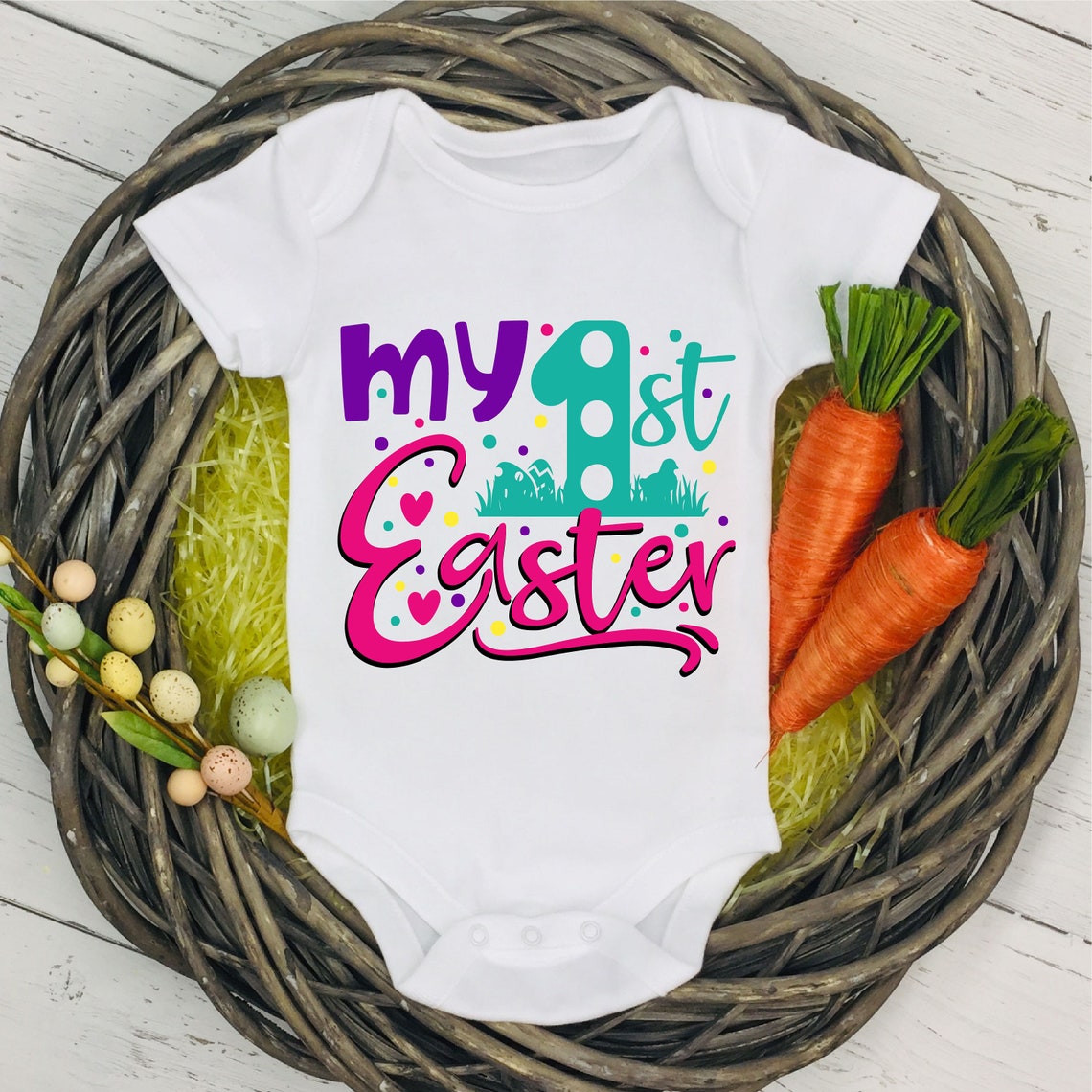 Kids Easter Tshirt Design Bundle SVG Cutting Files for Etsy