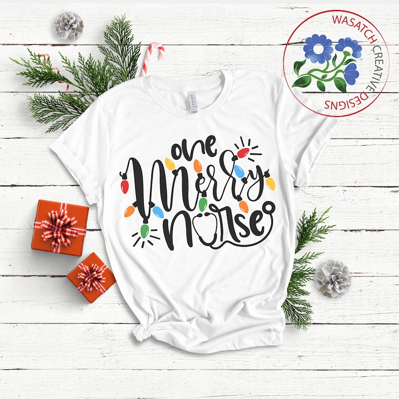 Download One Merry Nurse Svg Christmas Svg Christmas Svg Designs | Etsy