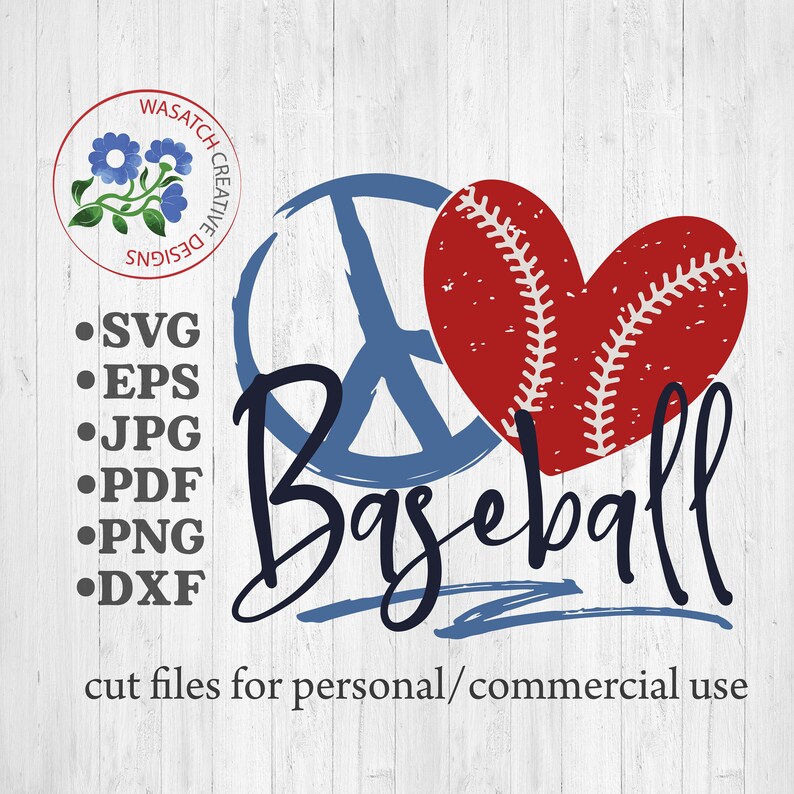 Free Free 138 Peace Love Baseball Svg SVG PNG EPS DXF File