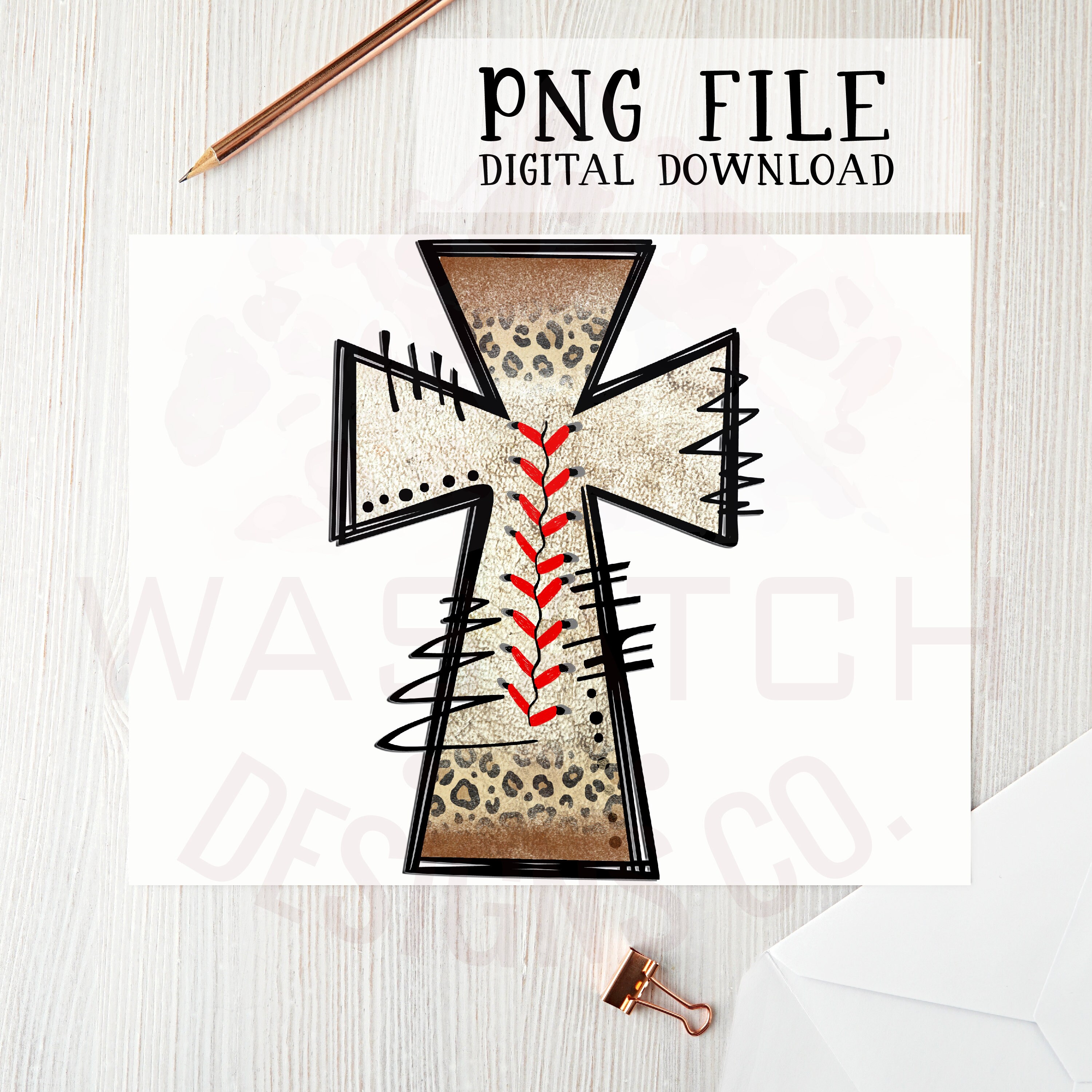 Baseball Cross PNG File for Sublimation Printing, DTG Printing ...