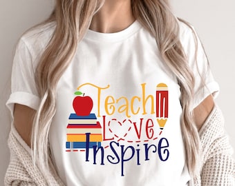 Fichiers de découpe SVG enseignant, Lecture SVG, SVG scolaire, Fichiers Silhouette, Dessins Cricut, Png enseignant, Clipart scolaire, Lecture, Conceptions sublimation