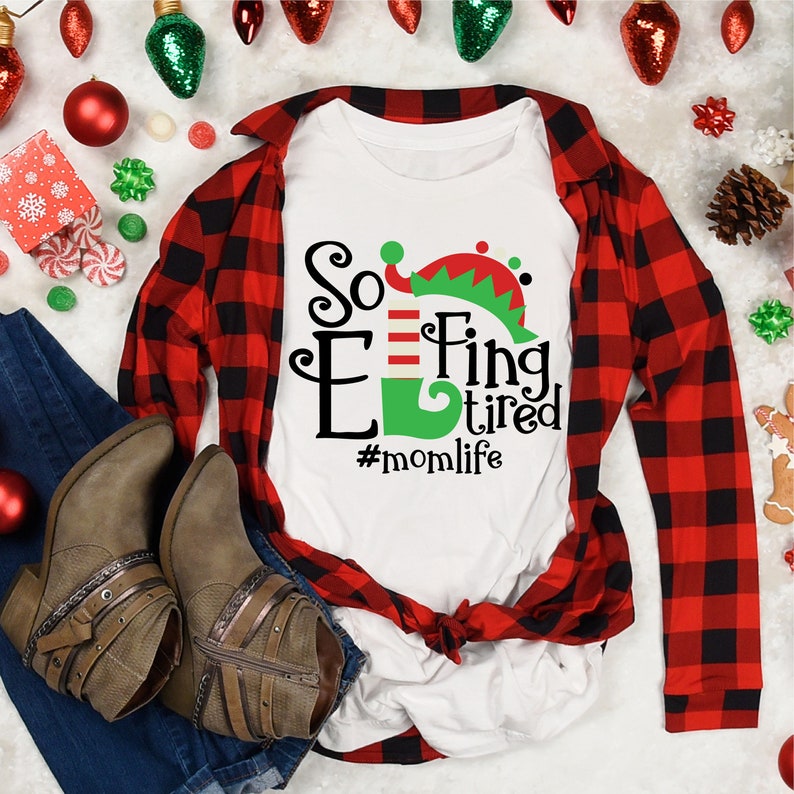 Download So Elfing Tired svg elf svg tired mom svg Mom Life svg svg | Etsy