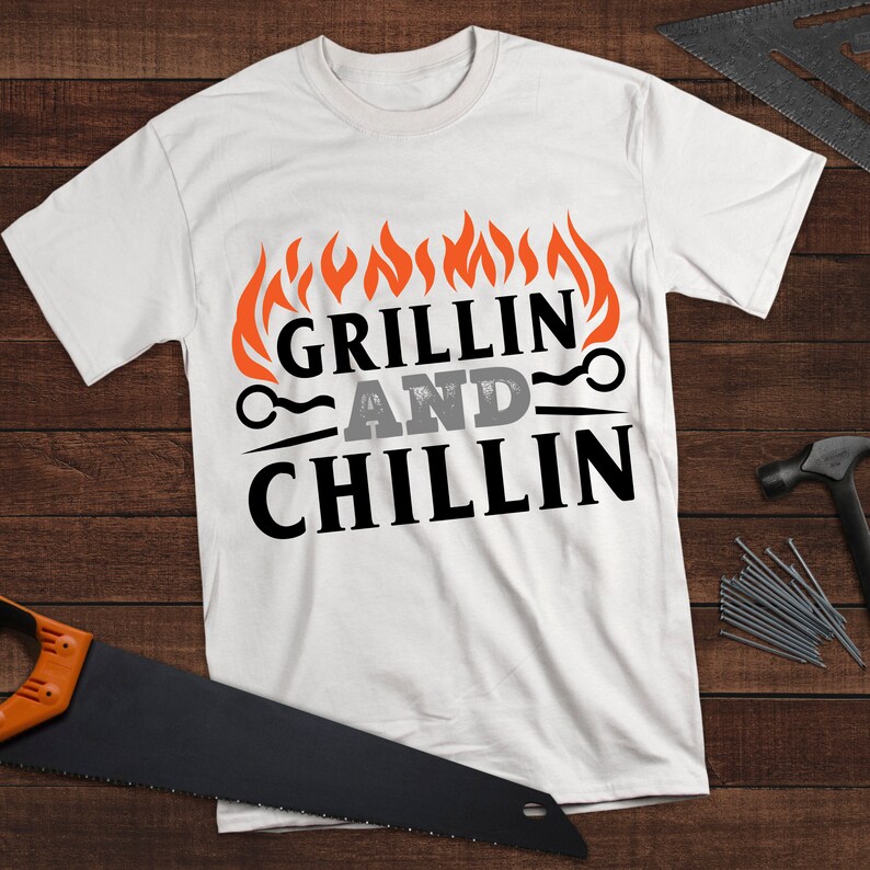 Download Grillin and Chillin SVG grill SVG barbecue svg Father's | Etsy