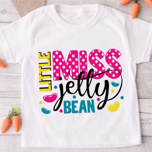 Little miss Jelly Bean SVG, Easter svg cutting files, Easter SVG, Silhouette svg, Cricut svg, t-shirt designs, Easter PNG, Sublimation print