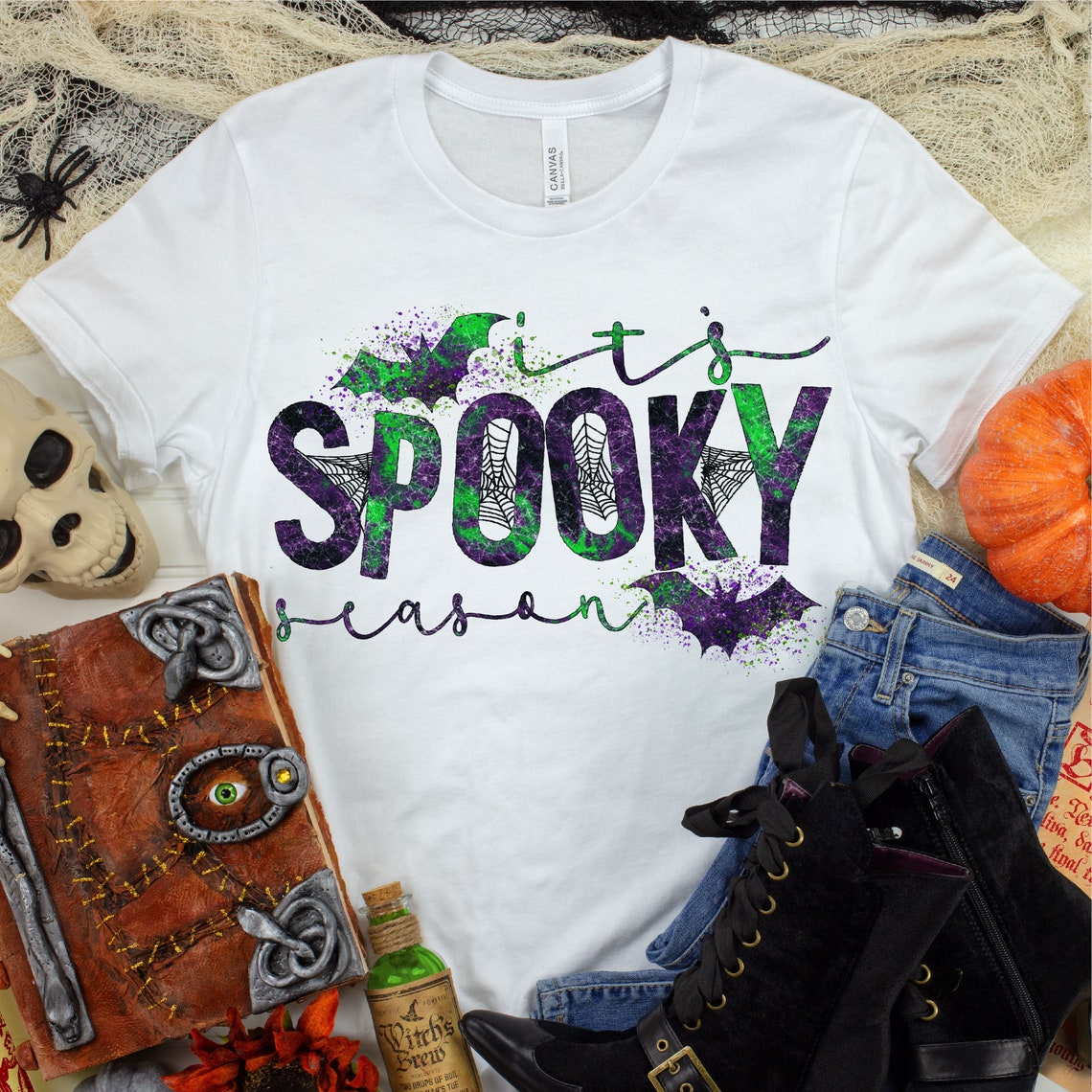 It's Spooky Season PNG File for Sublimation Printing DTG | Etsy