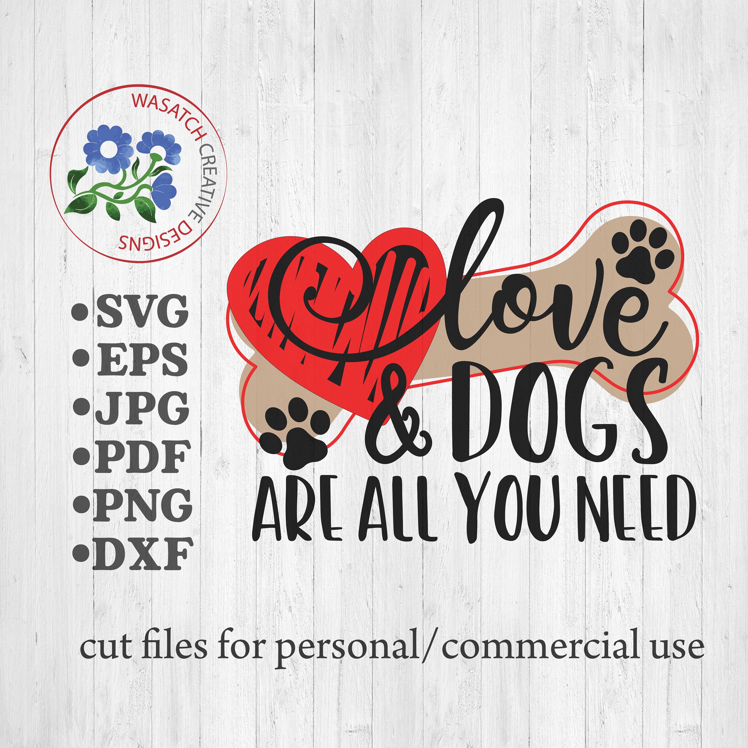Download Love And Dogs Are All You Need Svg Dog Svg Dog Lover Svg Etsy 3D SVG Files Ideas | SVG, Paper Crafts, SVG File