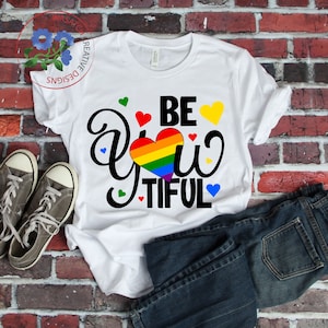 Be YOU tiful PRIDE SVG cutting files, Pride svg, silhouette svg, cricut svg, pride t-shirts, pride designs, t-shirt designs, t-shirt designs