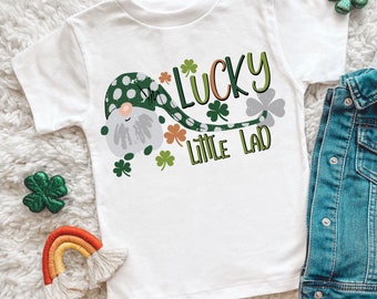 Lucky little lad PNG, sublimation designs, Shamrock png, t-shirt designs, Clover t-shirts, St. Patrick's Day PNG, PNG files, Clover png