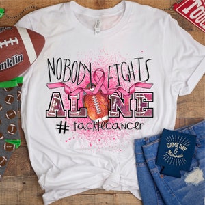 Breast cancer football Sublimation PNG file, Sublimation designs, DTG printing, digital download, Football png, Breast Cancer PNG