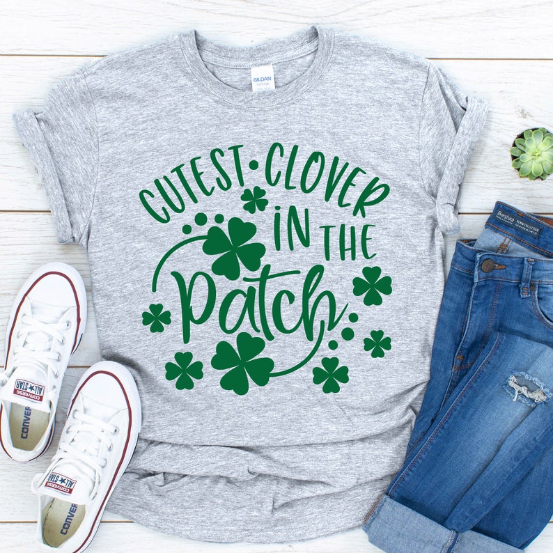 Cutest Clover in the Patch SVG Cutting File St Patricks Day | Etsy