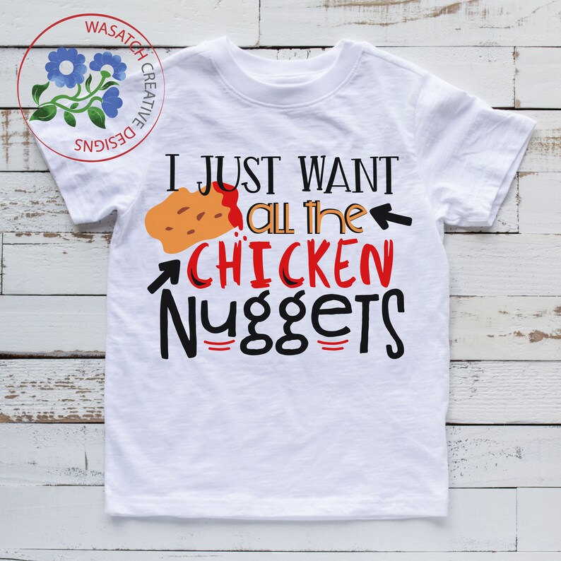 Download I just want all the chicken nuggets SVG Cutting file | Etsy