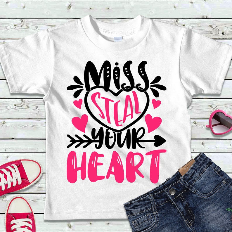 Download Miss Steal your heart svg Valentine's svg kids | Etsy