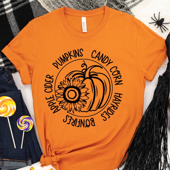 Pumpkin Fall Sunflower SVG Cutting file,  Fall svg, silhouette svg, cricut svg, Fall PNG, t-shirt designs, Fall t-shirts, Pumpkin PNG