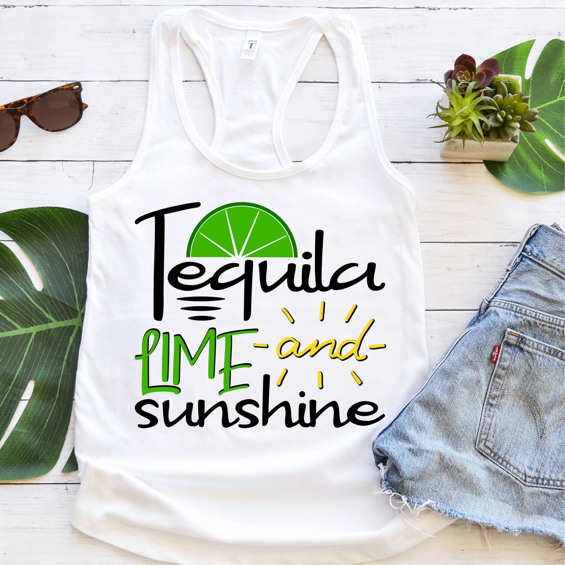 Tequila Lime and Sunshine SVG Cutting File DXF Eps and Png Etsy