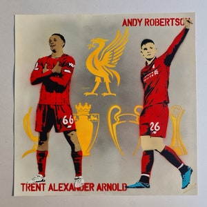 Trent & Robbo lfc Champions 420x420 - Spray Art Painting