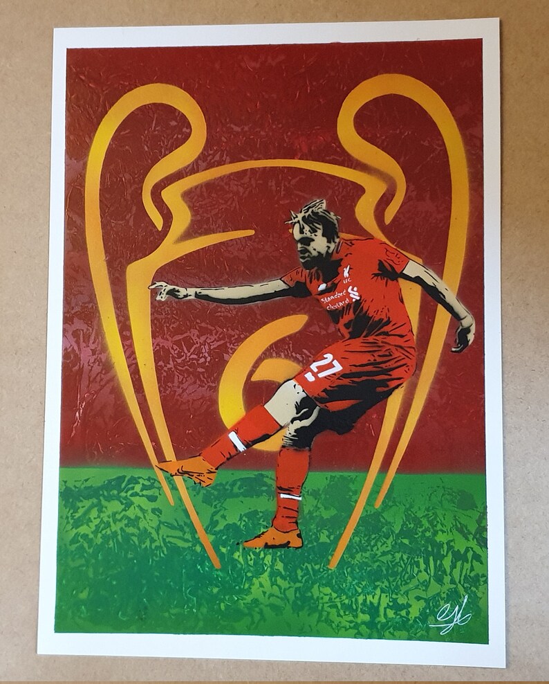 Divok Origi Champions league final A3 | Etsy