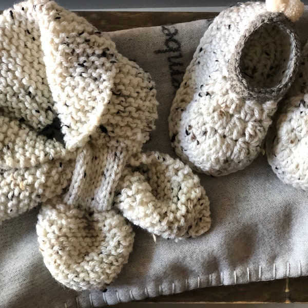 Baby Hand knitted Scarf