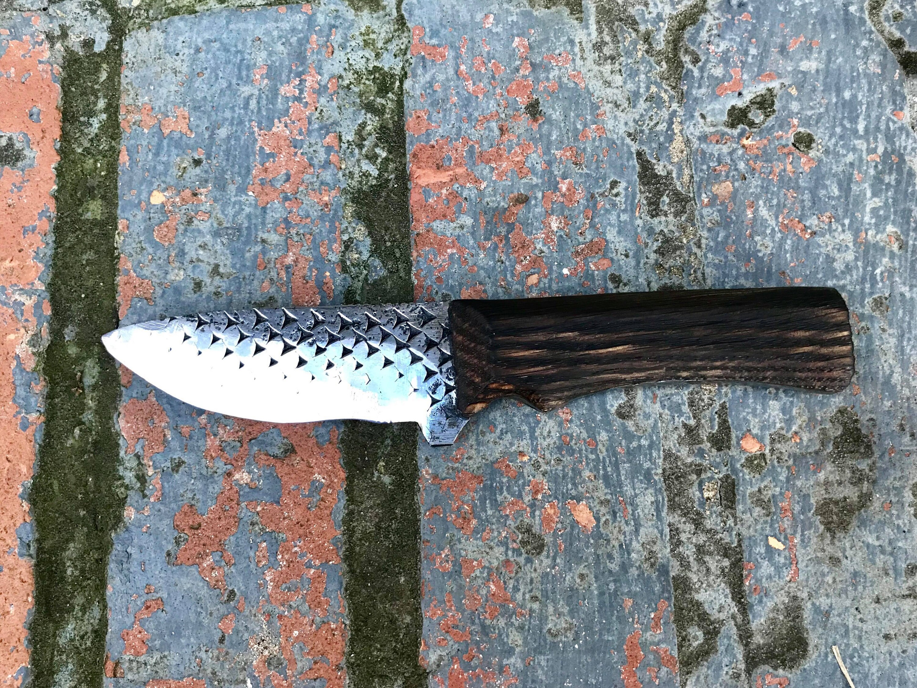 Farrier Rasp Knife, Skinning Knife, Rasp Knife, Handmade Knife