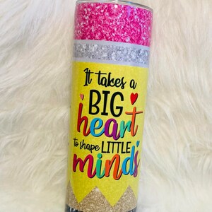 Educator / Teacher / Personalized Gift / 20oz Stainless Steel Skinny Tumbler / Fast Shipping