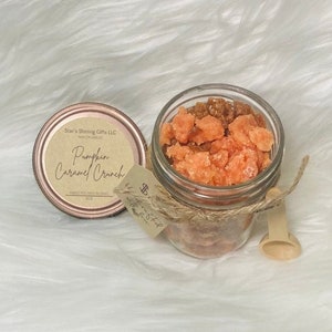 Pumpkin Caramel Crunch / Handmade Luxury Scented Wax Melt Crumbles / Highly Fragrant / Fast Shipping
