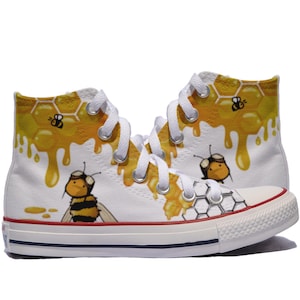 Honey Bee Custom Converse Sneakers: Custom-made gift