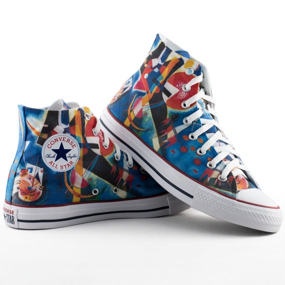 Kandinsky Custom Made Shoes Art Custom Converse Abstract Painting Custom Sneakers Etsy UK