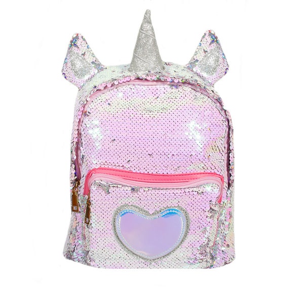 unicorn backpack sequin