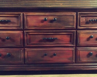 Orange Dresser Etsy