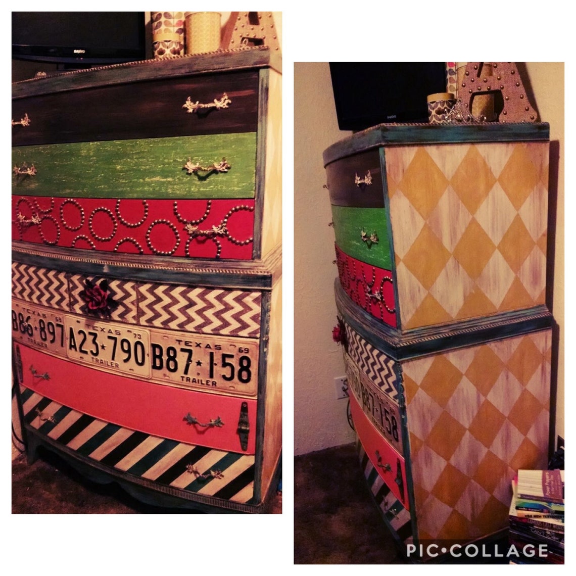 Funky dressers Etsy