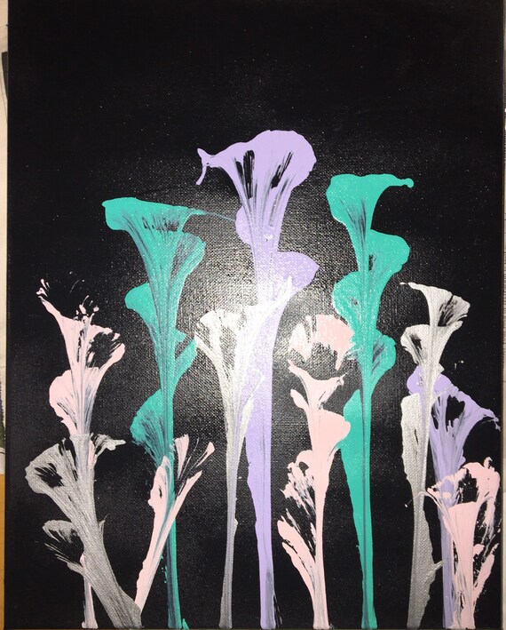 String Painting op Canvas 11x14 Etsy