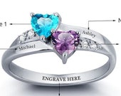 Custom ring w/ stone(s), Promise ring, Engagement ring