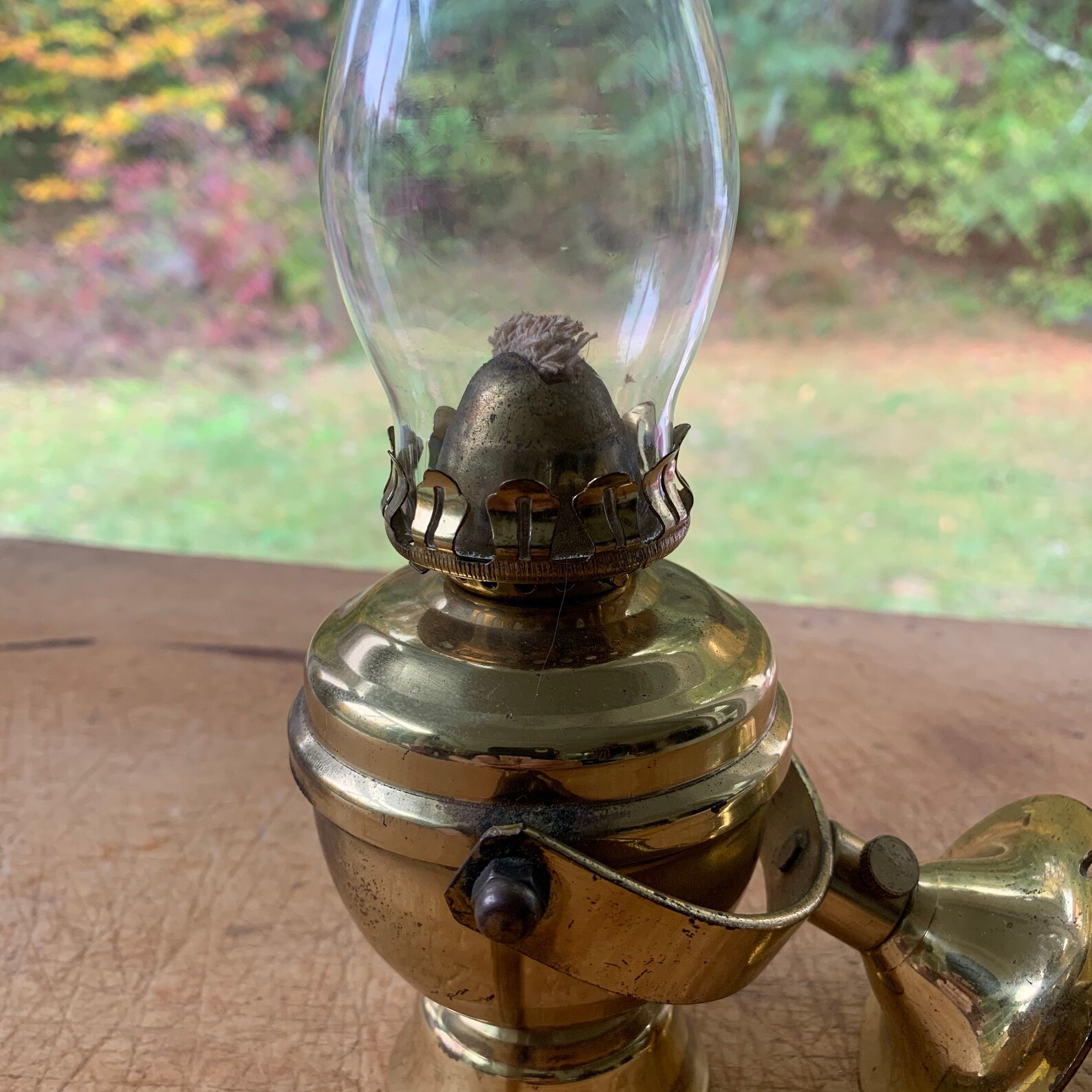 Antique Nautical Gimbaled Oil Lamp like Perko likely early Etsy