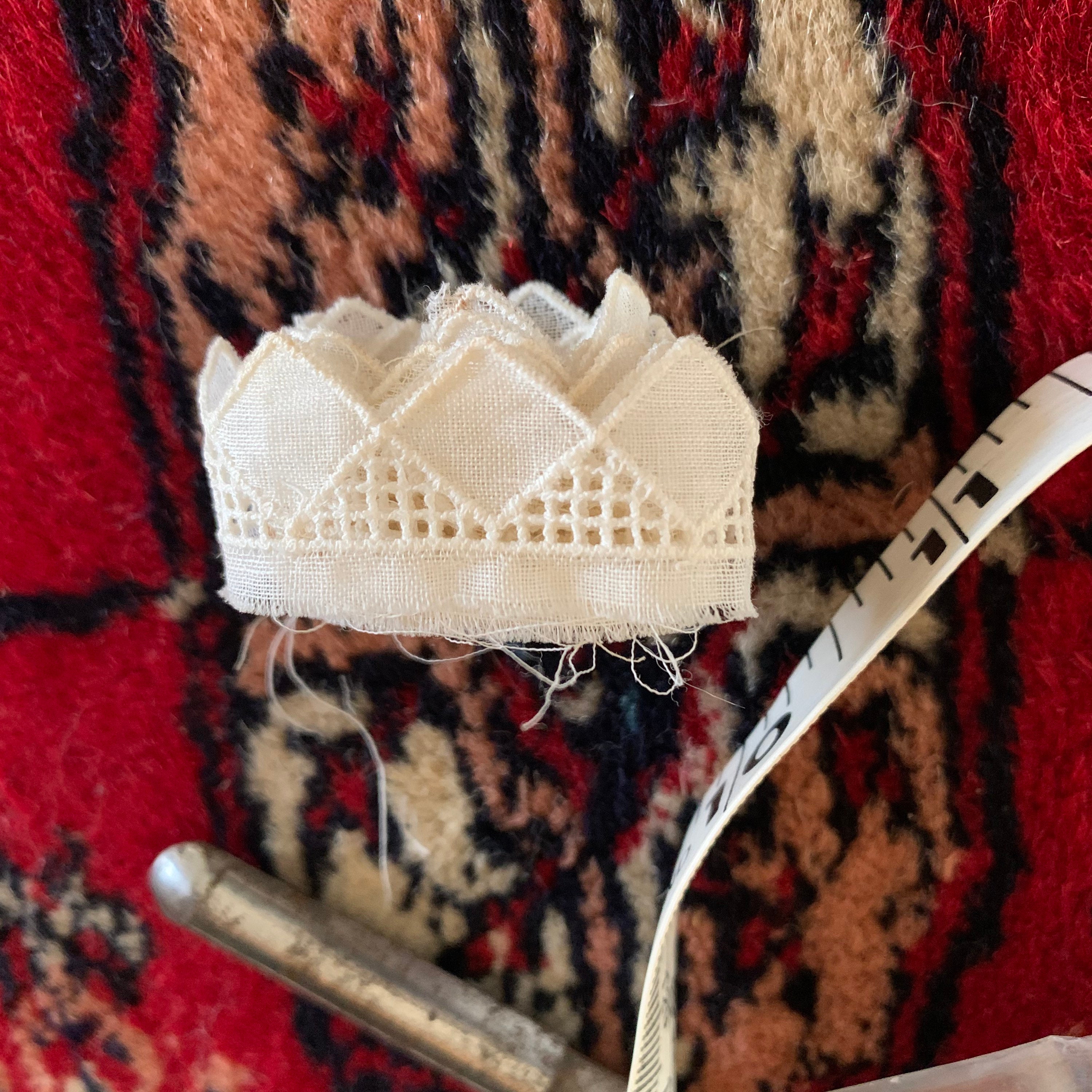 Vintage Swiss Entredeux Embroidery Trim in Art Deco design. 2 Etsy