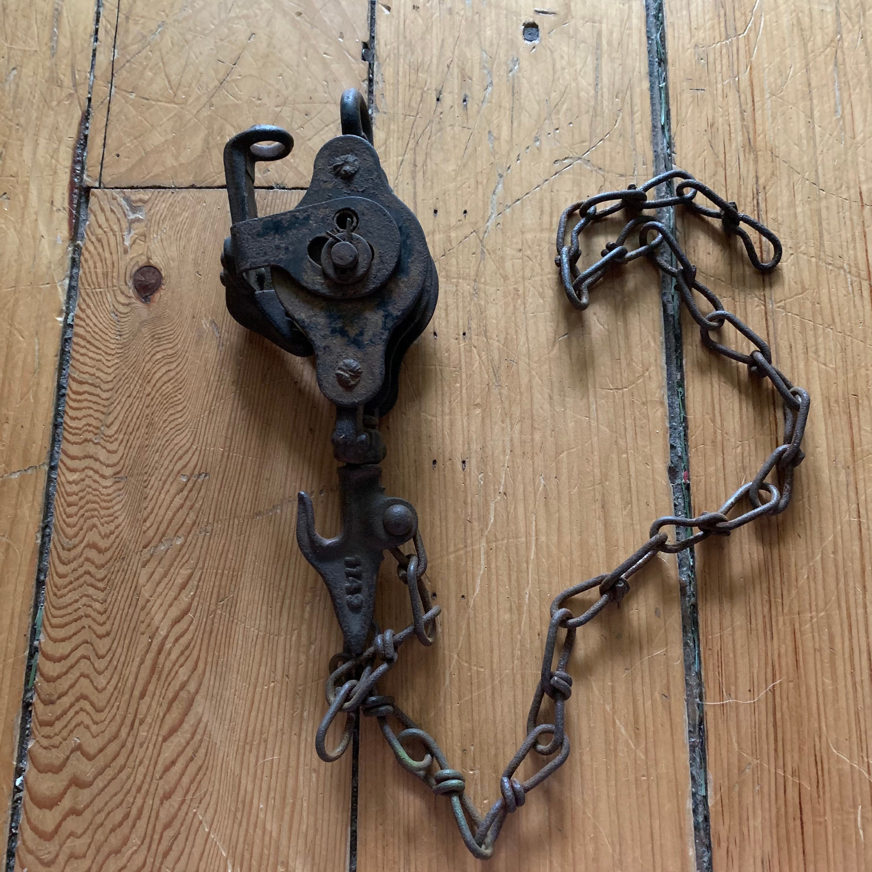 Antique Block Tackle Pulley for sale Only 3 left at 60