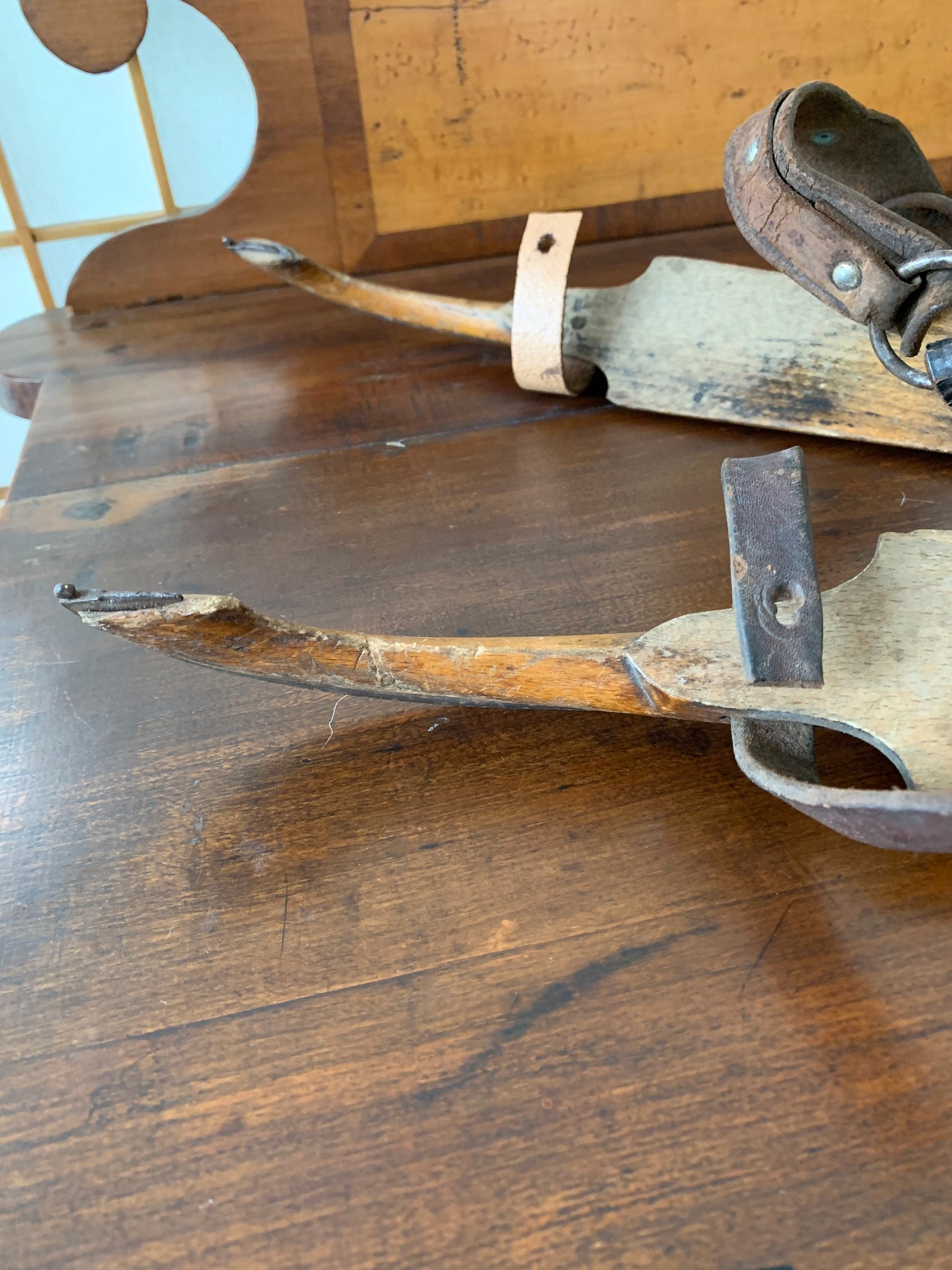 Antique Frisian Wooden Ice Skates from 1860s original Etsy