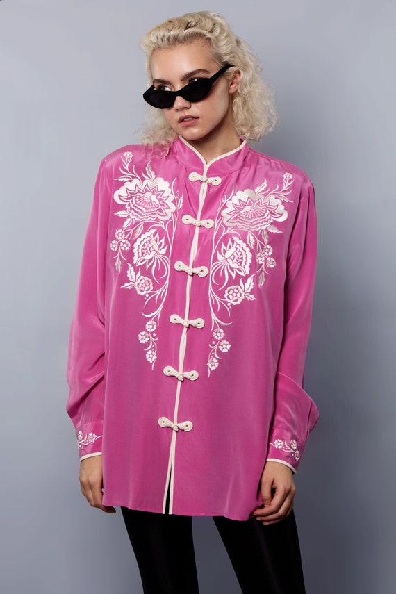 80's Oriental Blouse