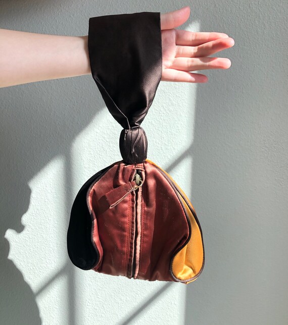 Vintage Prada silk handbag