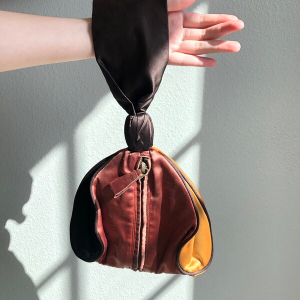 Vintage Prada silk handbag
