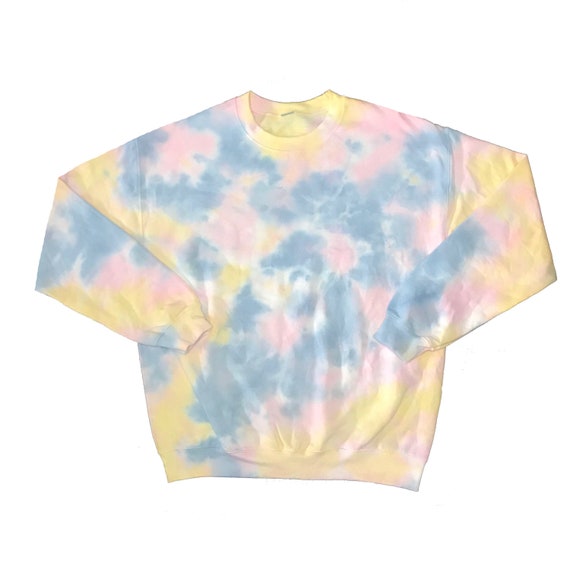 Womens tie dye crewneck cheap sweatshirt